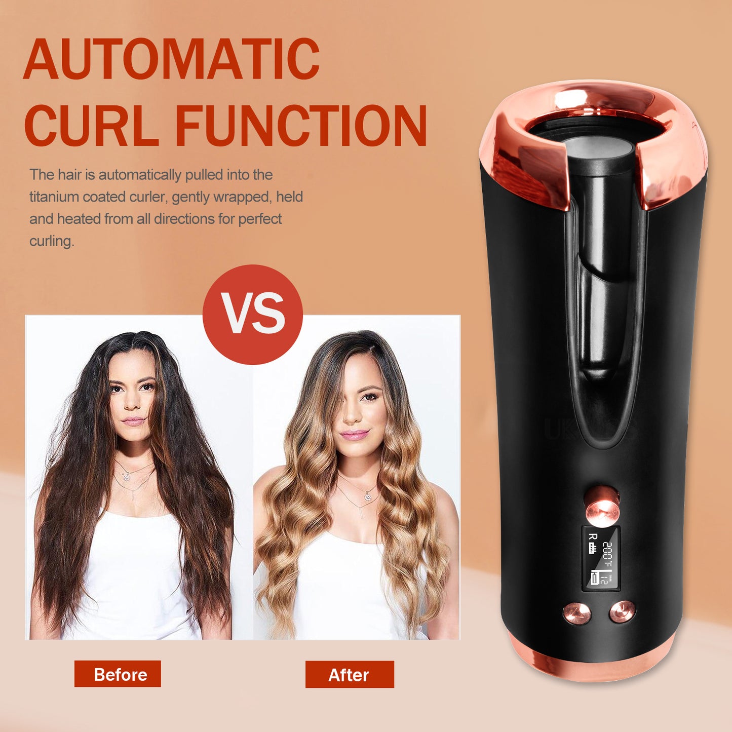Portable Automatic Curling Iron