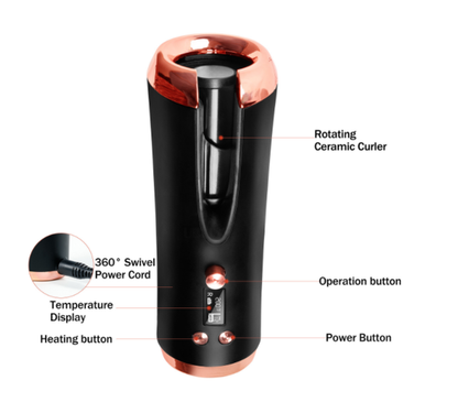 Portable Automatic Curling Iron