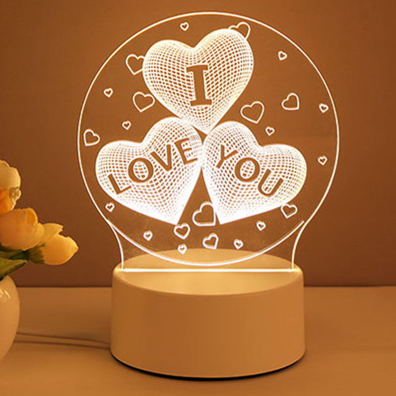 I Love You Lamp 3D Light