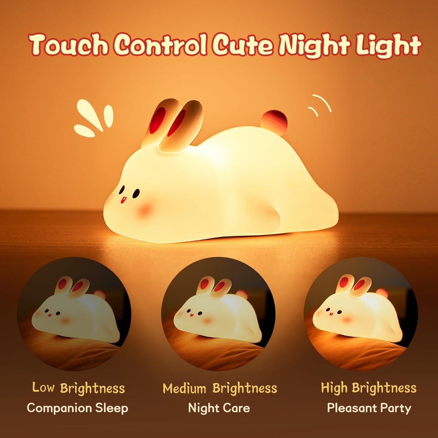 Cute Rabbit Night Lamp